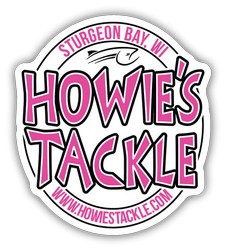 Howie's Tackle Pink Circle Sticker