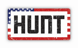 Patriotic Hunt Sticker