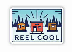 Reel Cool Ice Fishing Sticker